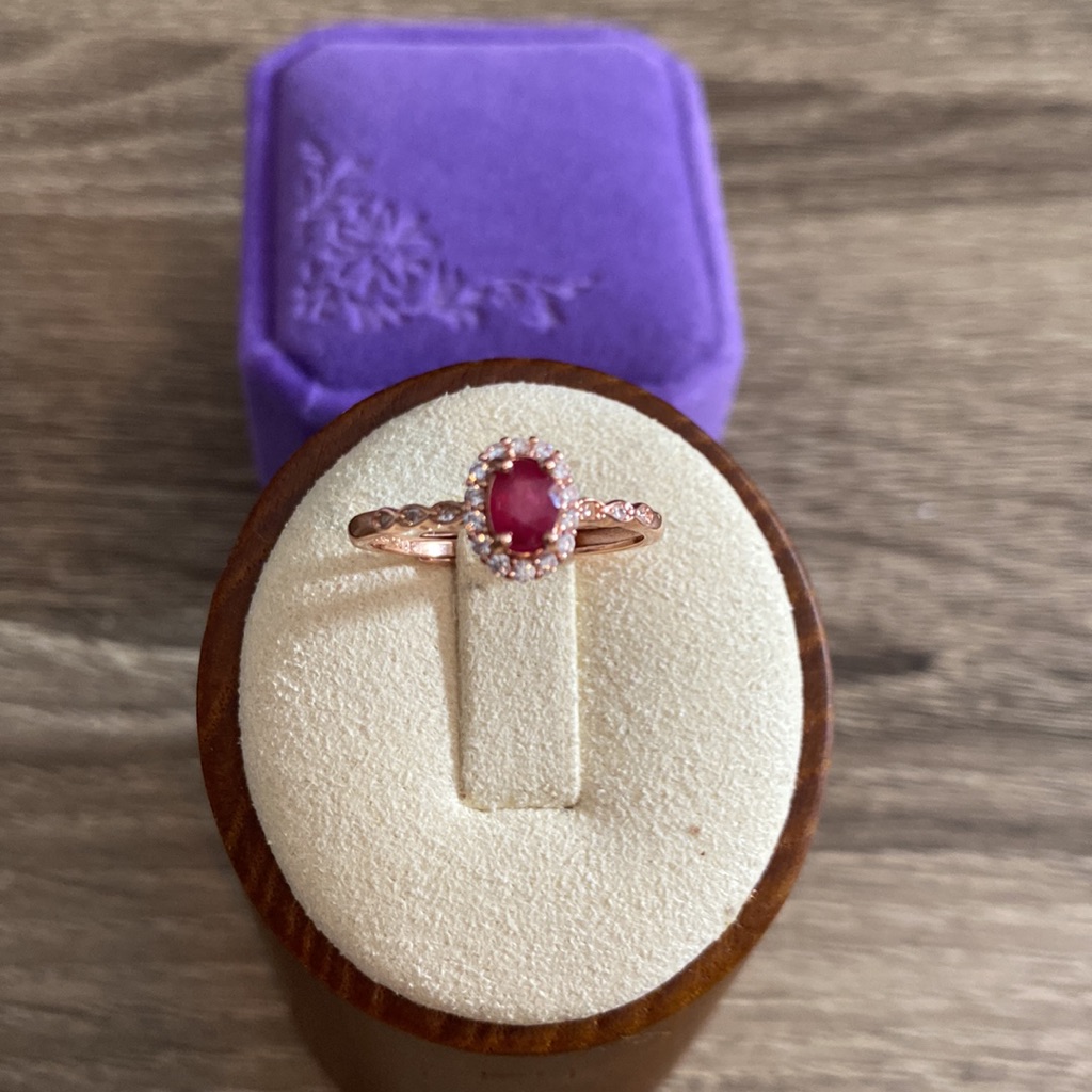 Natural Ruby Ring New